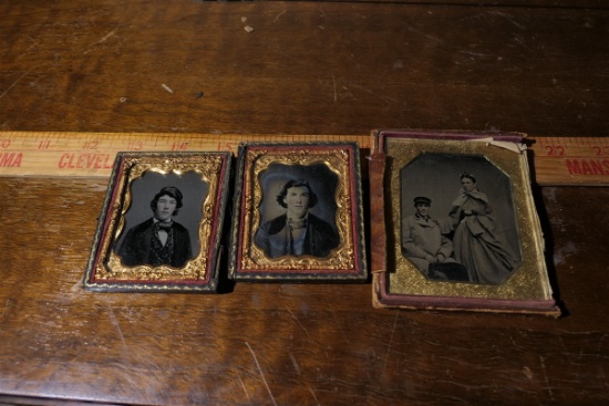 3 better early photos in frames.