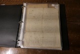 Binder Full of Antique Letters, Documents