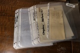 Large lot of Civil War pay documents, letters etc
