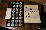 Large Lot Early Rubber Buttons
