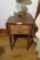 Antique Sheraton Two Drawer Stand or Work Table
