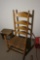 Antique Ladder Back Rocking Chair