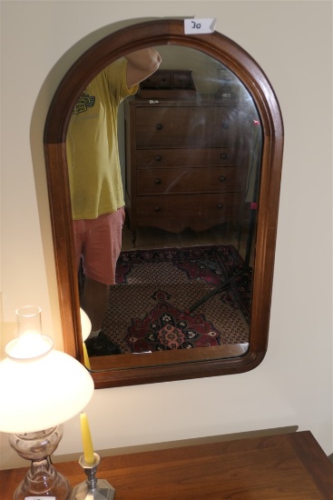 Vintage Tombstone Shaped Mirror