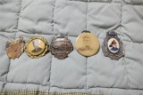 Group Lot 5 Fire Fighter Fobs, pins etc