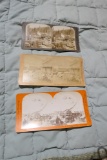 3 Antique mining related stereoview card photos