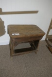 Primitive wooden stool