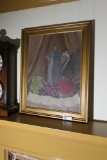 Vintage OOC Painting of Chocolate Pot