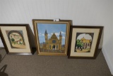 3 Vintage Central American Paintings