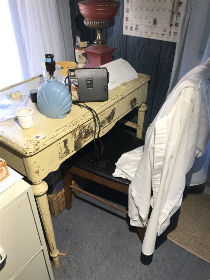 Antique Desk or Table w/Drawer