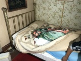 Vintage Queen Sized Metal Bed