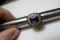 Fine Sapphire, Blue Enamel and Diamond Ring in 14k gold