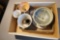 Box of interesting ceramic items, Native American