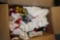 Box of Old Christmas Ornaments etc