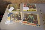 Group of old movie lobby cards