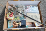 Lot Loaded w/coins, toys, paper & more
