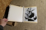 Binder of vintage/antique autographed photos