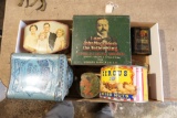 Group Lot Antique Tins w/nice graphics