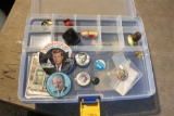 Group of Political Buttons + Other small items