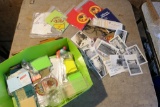 Box photographs, boy scouts, assorted paper etc