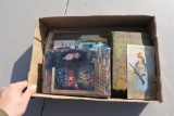 Assorted paper, books, Elvira & more lot