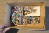Large lot better old marbles lot