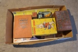 Box lot assorted paper, RPPC, smalls and more
