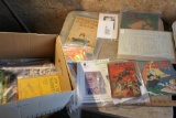 Group lot assorted antique paper, books and more