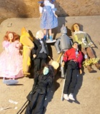 Group Lot of Wizard of Oz Dolls + Elvis