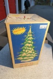 Vintage Plastic light up Christmas tree