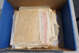Huge lot antique documents, receipts