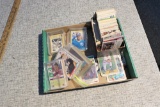 Box of vintage baseball cards