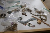 Pocket Watch, Group Lot Costume Jewelry