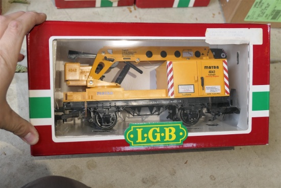 LGB G Scale Lehmann Crane Car