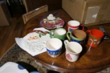 Fitz and Floyd Christmas tray + mugs etc