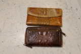Two alligator clutches by Brahmin