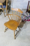 Pair of Nichols & Stone Small Windsor Chairs