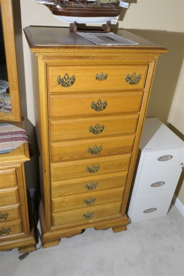 Cayton furniture oak narrow dresser