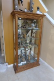 Large sized wooden display cabinet