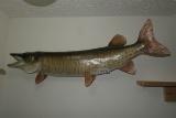 Large Mounted Muskie Fish