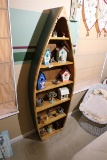 Hand made canoe shelf