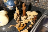 Group Lot assorted Wood Carvings