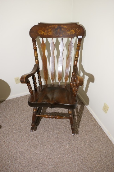 Vintage Hitchcock style rocking chair