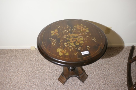 Vintage Hitchcock style wooden table