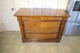 Vintage Wooden Buffet w/Slide Out Shelves