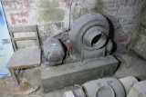 Large electric motor on blower unit - antique industrial
