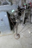 Antique electric fan on stand