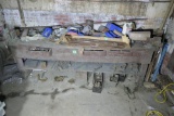 Antique industrial work bench or table - NO VICES