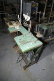 Antique Industrial Sewing Machine Table +