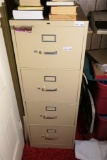 Metal file cabinet