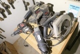 Group Lot of Electric Hand Tools - Sanders, saw, grinder etc